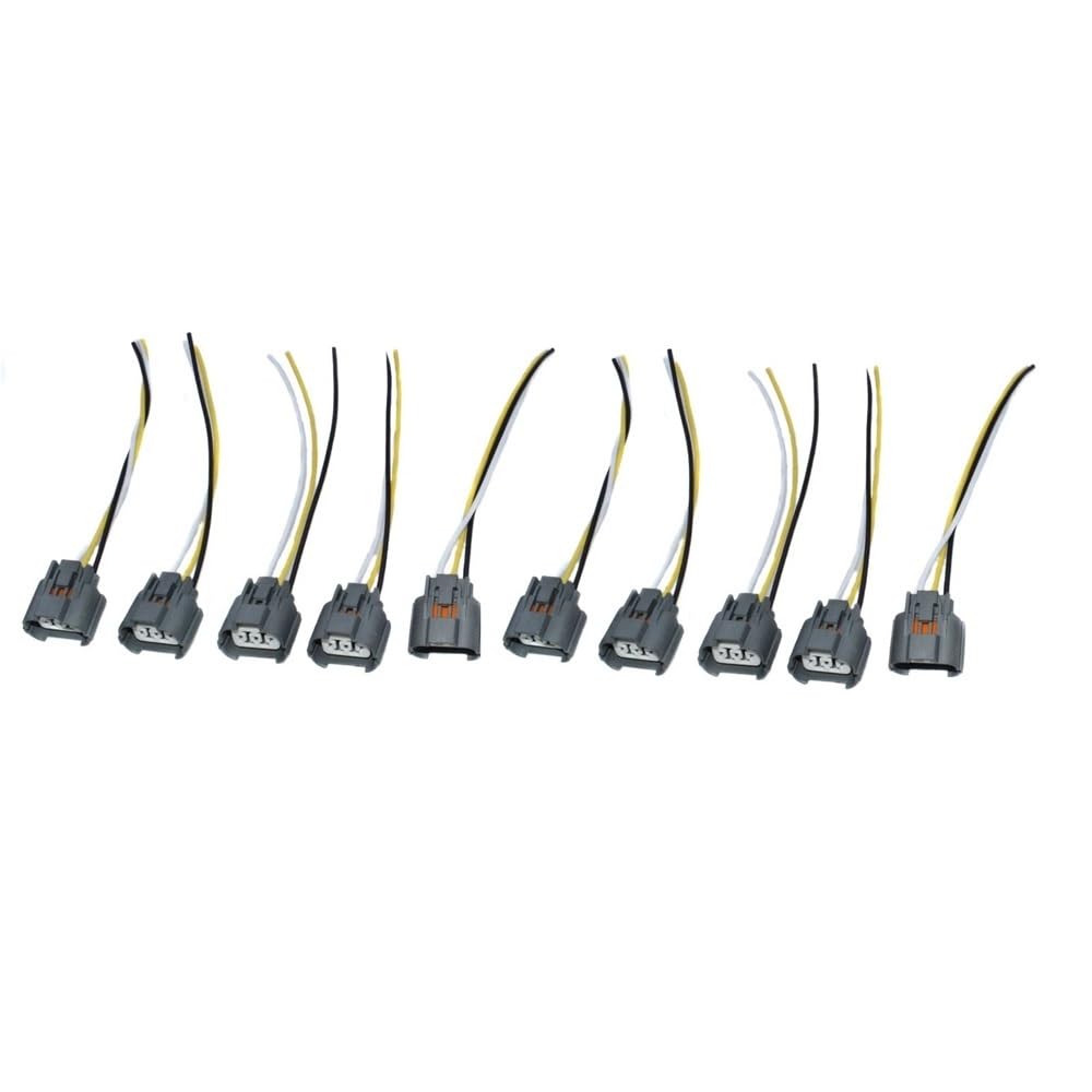 ningqonggongshi Kfz Sensorstecker Kompatibel Mit Accord Für Civic Für Prelude Geschwindigkeitssensor-Anschluss, Kabelstecker, Zopf DYIY1010(10 PCS) von ningqonggongshi