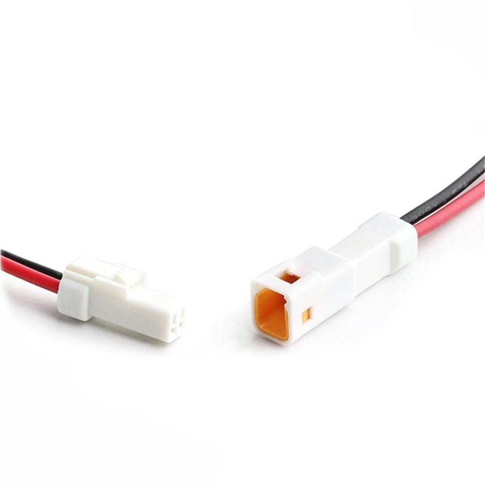 ningqonggongshi Kfz Sensorstecker Kompatibel Mit Benz JST-02T 2 3 4 6 8 Pin JWPF 0,7 Mm Auto-wasserdichter Elektronischer Mikrostecker Mit Kabel-Stoßstecker-Kabelbaum(2P Wire Harness) von ningqonggongshi