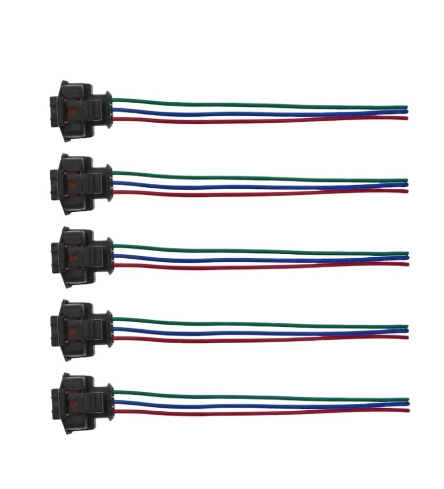 ningqonggongshi Kfz Sensorstecker Kompatibel Mit Chrysler Für PT Für Cruiser 2004 3-poliger Stecker Für Nockenwellenpositionssensor Kabelbaumstecker 5S1348 PC641(5pcs) von ningqonggongshi