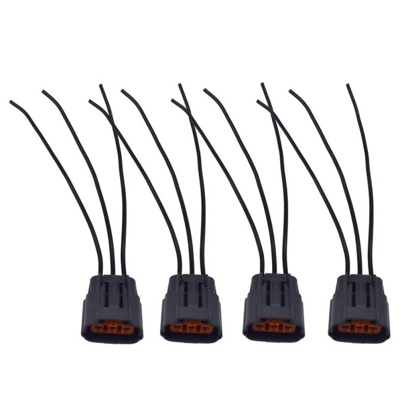 ningqonggongshi Kfz Sensorstecker Kompatibel Mit Chrysler Für Sebring 2.4 2001–2007 Zündspulen-Kabelstecker Kabelbaumstecker MD362907 MR994643 MD363552 1832A016 MR994643(4 Pieces) von ningqonggongshi
