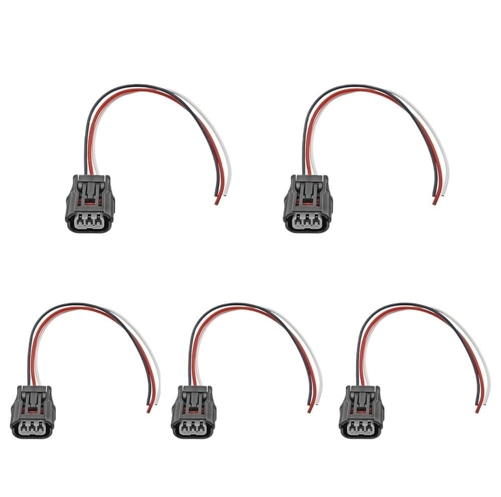 ningqonggongshi Kfz Sensorstecker Kompatibel Mit Civic Für Accord Für CR-V 3-poliger Stecker Nockenwellen-Positionssensor 37510-59B-J01 37510-RNA-A01 80450-T2F-A01(5 pcs) von ningqonggongshi