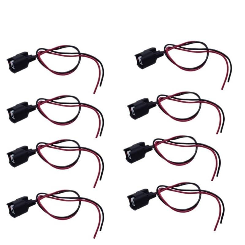 ningqonggongshi Kfz Sensorstecker Kompatibel Mit Dodge Für Challenger Für Charger Für Durango Für Dakota 5183448AA PT2042 1P2047 Kraftstoffinjektor-Anschlusskabelbaum(8 Piece) von ningqonggongshi