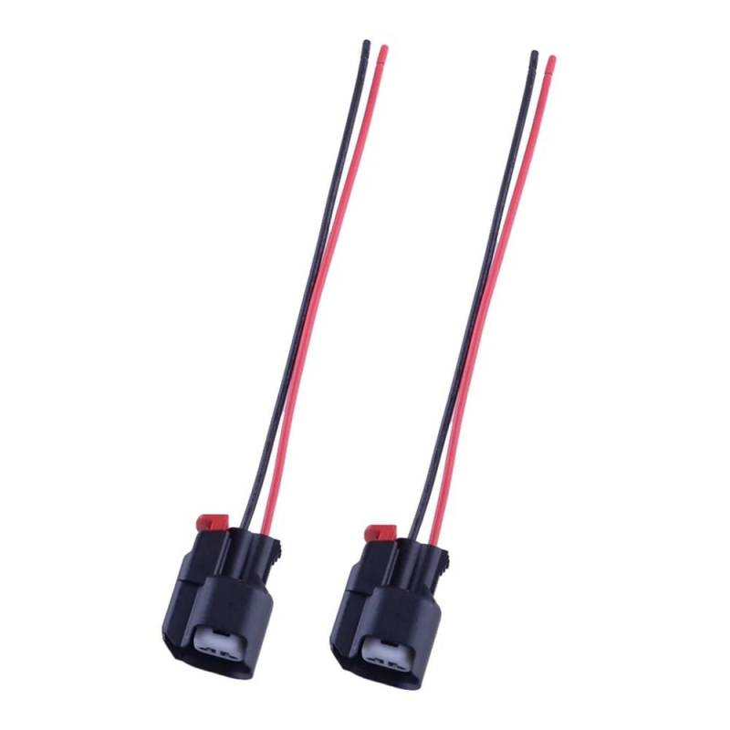 ningqonggongshi Kfz Sensorstecker Kompatibel Mit Dodge Für Dakota Für Raider Für Durango Für Magnum 5183448AA Kraftstoffinjektor-Anschluss Kabelbaumstecker(2pcs) von ningqonggongshi