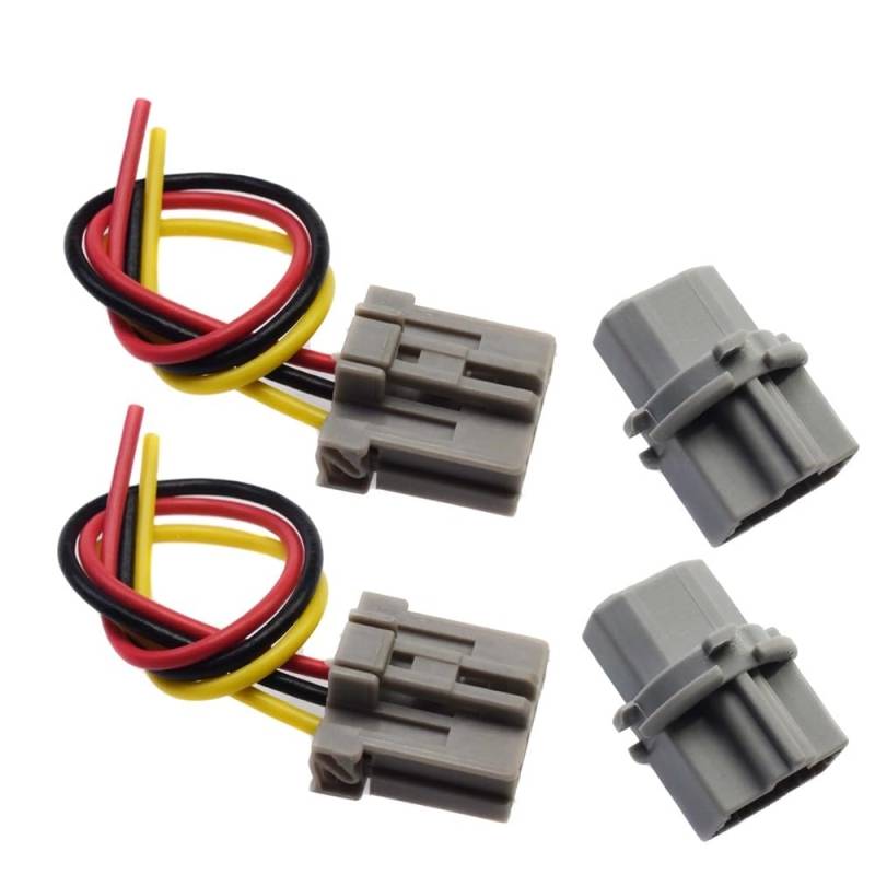 ningqonggongshi Kfz Sensorstecker Kompatibel Mit Mazda 3 2004–2014 Für CX-5 2013–2016 Anschlusskabelbaum Für Rücklicht Bremslicht G14S-51-3E7 G14S513E7(2 Kit) von ningqonggongshi