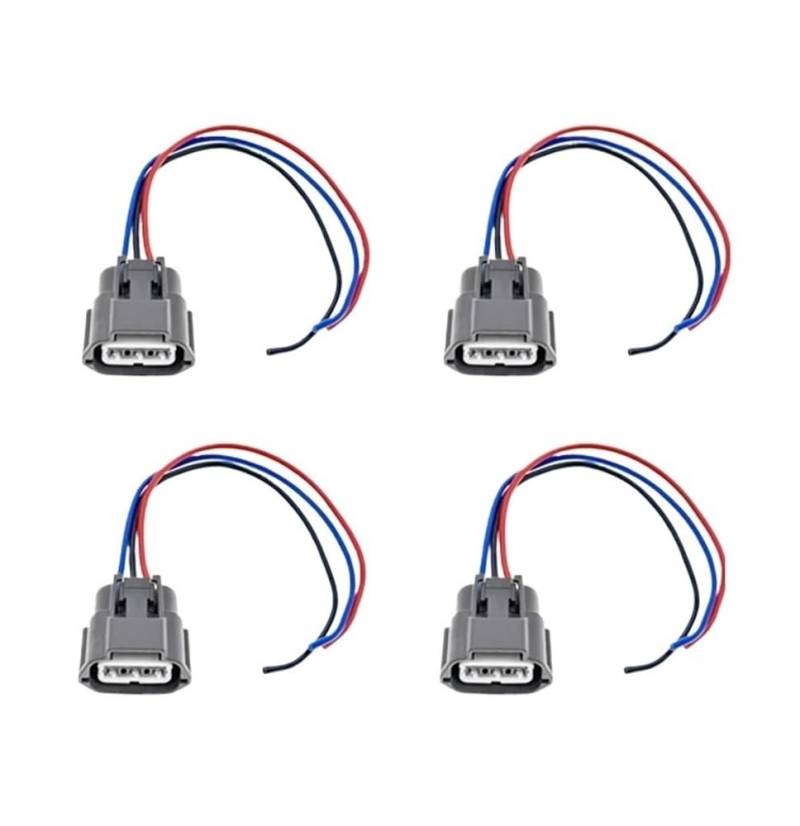 ningqonggongshi Kfz Sensorstecker Kompatibel Mit Nissan Für Juke Für Armada Für Pathfinder Zündspulen-Reparaturstecker 13264-JA00A 22448-ED000 22448-JA00C(4 PCS) von ningqonggongshi