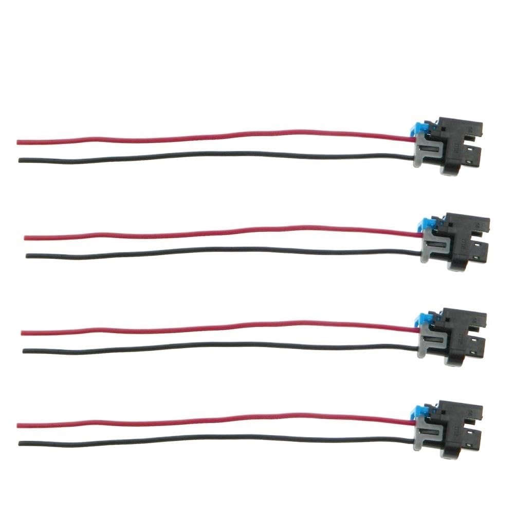 ningqonggongshi Kfz Sensorstecker Kompatibel Mit Suzuki Für Florenza Für Reno Kraftstoffinjektorstecker Autostecker 96334808(4 PCS) von ningqonggongshi