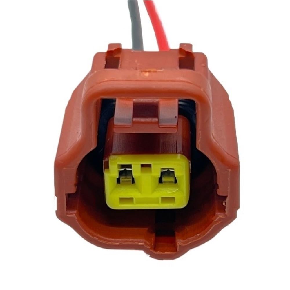ningqonggongshi Kfz Sensorstecker Kompatibel Mit Toyota 178390-1 178390-2 178390-3 2-poliger Stecker Für Kühlmitteltemperatursensor Kabelbaum 1JZ-GTE 2JZ-GTE IAC-Anschluss(2Pin Brown) von ningqonggongshi