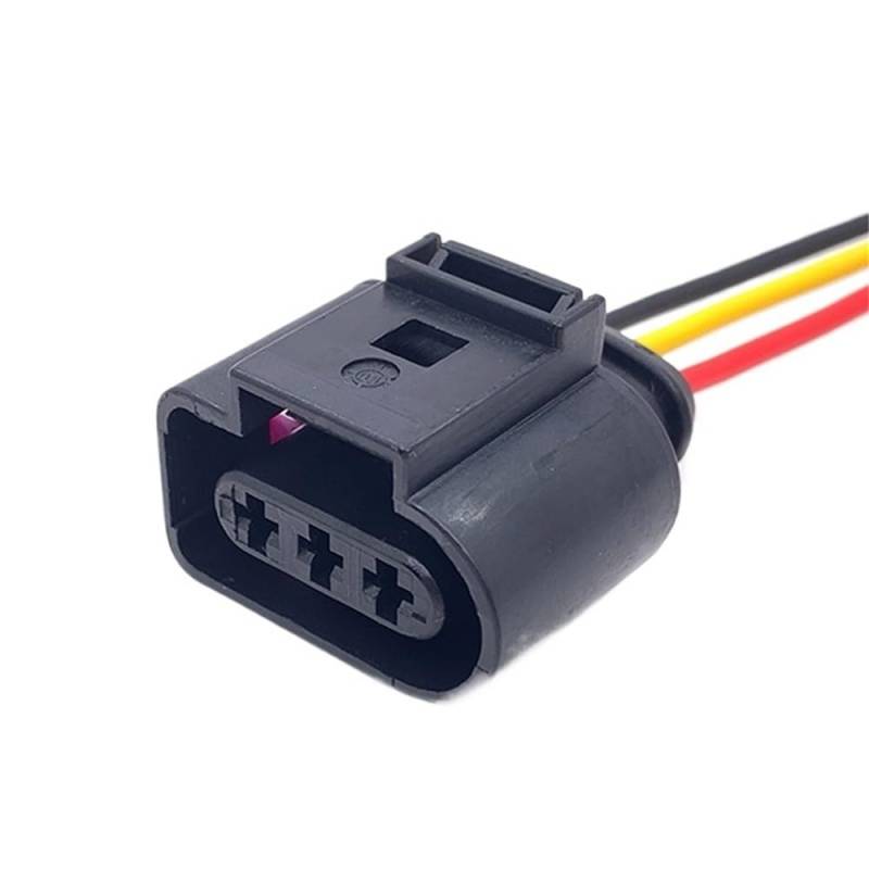 ningqonggongshi Kfz Sensorstecker Kompatibel Mit VW 2 3 4 5 6 8 10-poligem 3,5-mm-Autozündspulen-Wasserdichter Stecker Hupensensorstecker Mit Kabel 1J0973722 1J0973723(3P of 1J0973723) von ningqonggongshi