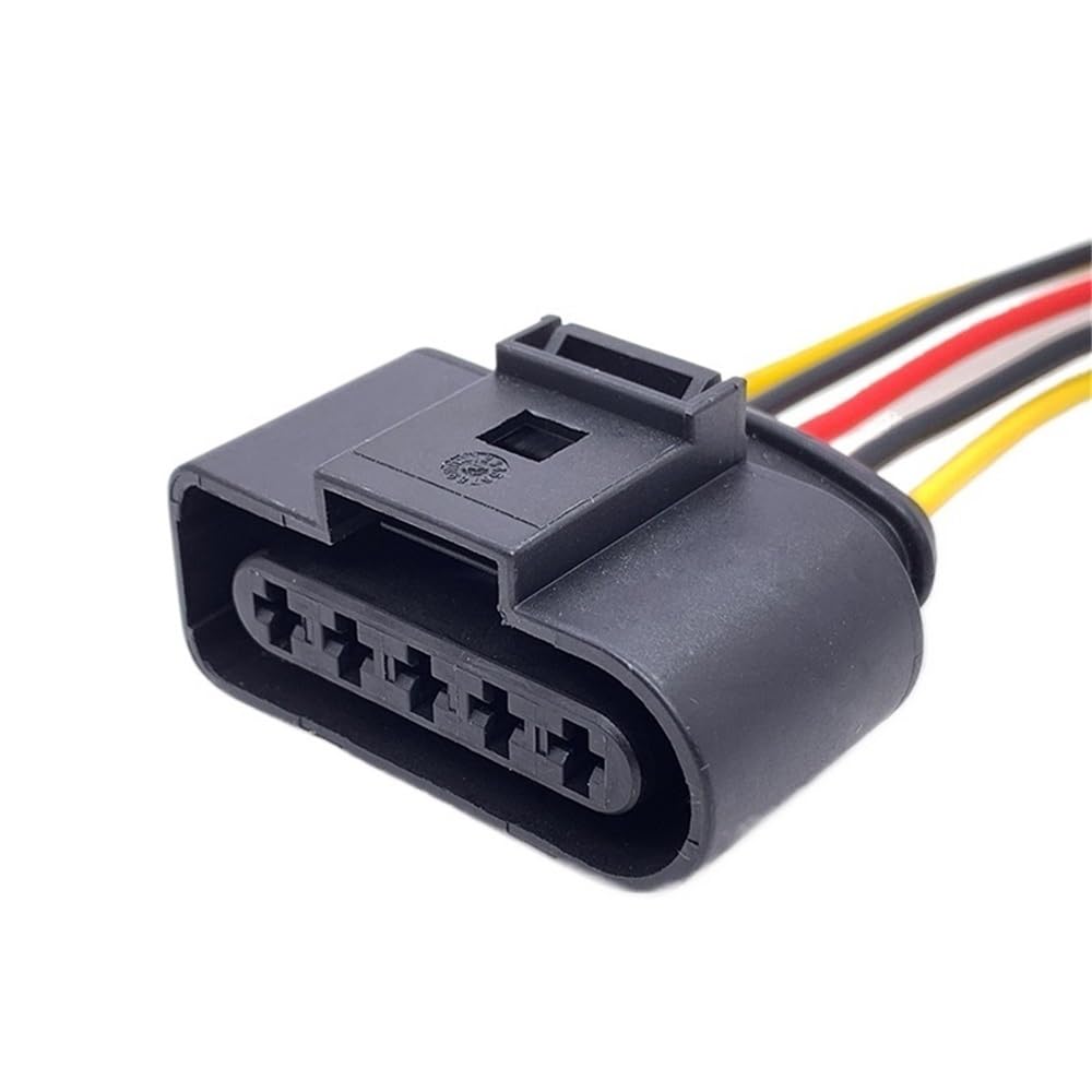 ningqonggongshi Kfz Sensorstecker Kompatibel Mit VW 2 3 4 5 6 8 10-poligem 3,5-mm-Autozündspulen-Wasserdichter Stecker Hupensensorstecker Mit Kabel 1J0973722 1J0973723(5P of 1J0973725) von ningqonggongshi