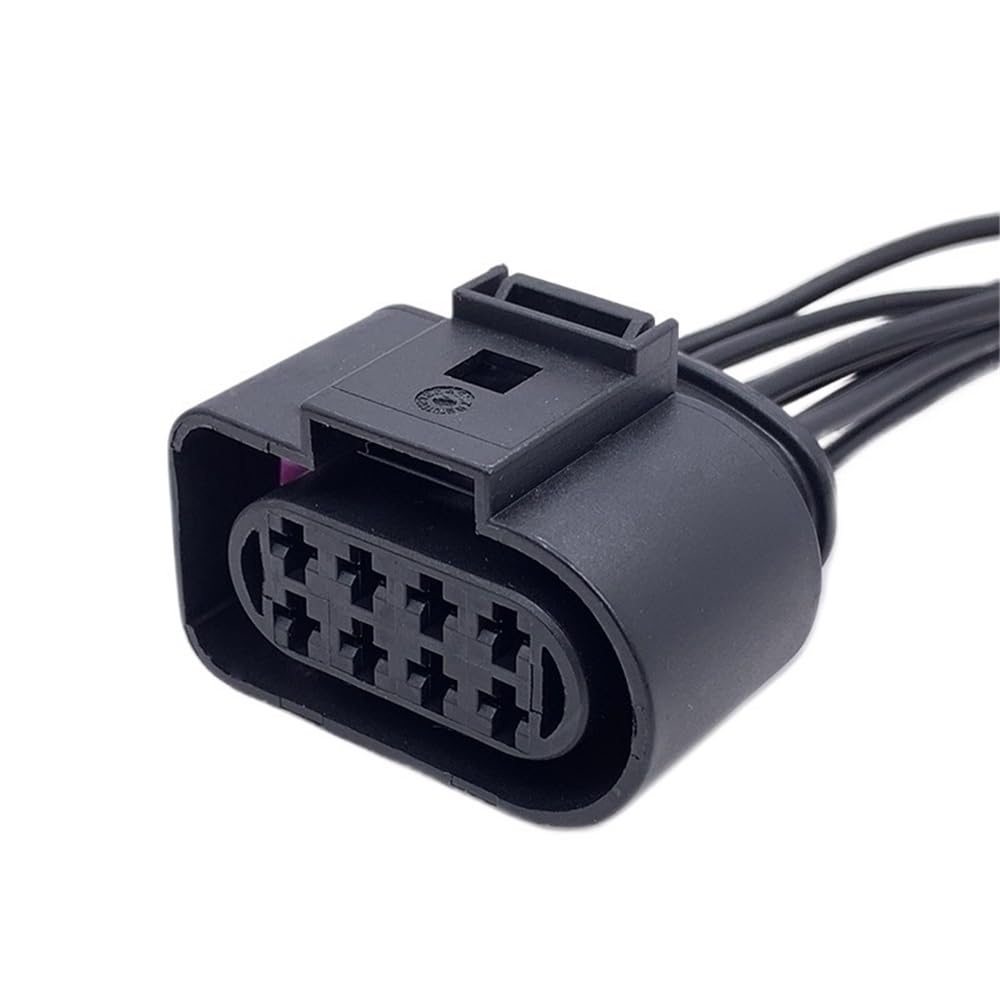 ningqonggongshi Kfz Sensorstecker Kompatibel Mit VW 2 3 4 5 6 8 10-poligem 3,5-mm-Autozündspulen-Wasserdichter Stecker Hupensensorstecker Mit Kabel 1J0973722 1J0973723(8P of 8D0973734) von ningqonggongshi
