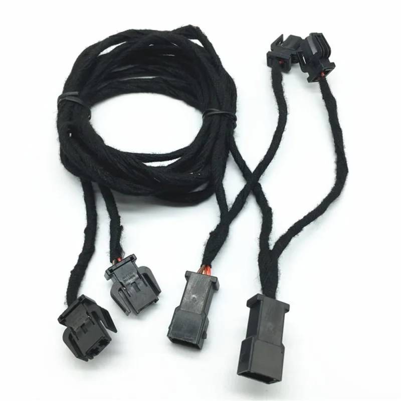ningqonggongshi Kfz Sensorstecker Kompatibel Mit VW Für Bora 2016 2017 2018 2019 Auto Rücksitz Fuß Lampe Fußraum Licht Kofferraum Licht Kabel Kabelbaum(2 PCS) von ningqonggongshi