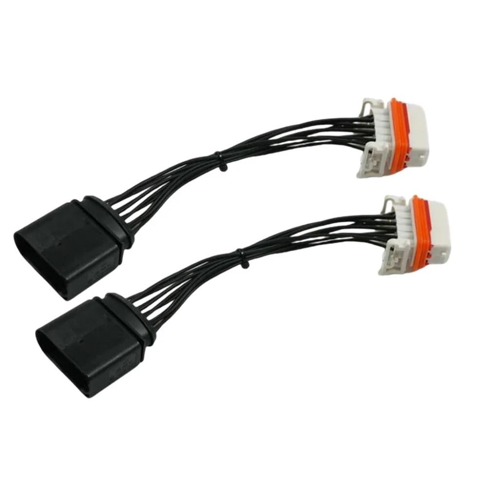 ningqonggongshi Kfz Sensorstecker Kompatibel mit Cayenne 2003 2004 2005 2006 V6 V8 3.2l 4.5l 95563123910 95563123911 Scheinwerfer-Kabelbaum Xenon(2 pcs) von ningqonggongshi