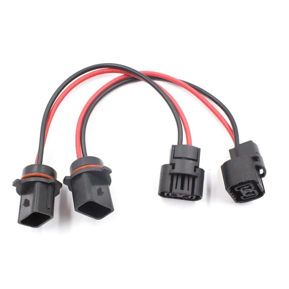 ningqonggongshi Kfz Sensorstecker Nebelscheinwerfer Scheinwerfer Glühbirne Retrofit Verlängerungskabel Kabelbaum Vorverdrahtung Steckdosen Stecker Adapter Stecker P13W 5502(2pcs) von ningqonggongshi