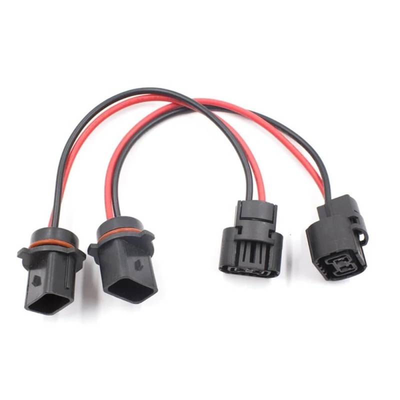 ningqonggongshi Kfz Sensorstecker Nebelscheinwerfer Scheinwerfer Glühbirne Retrofit Verlängerungskabel Kabelbaum Vorverdrahtung Steckdosen Stecker Adapter Stecker P13W 5502(2pcs) von ningqonggongshi