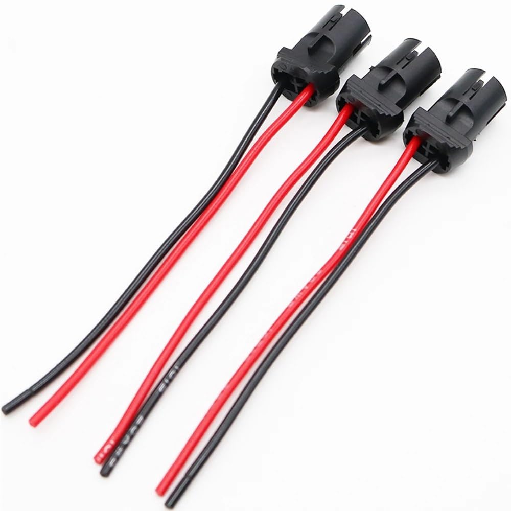 ningqonggongshi Kfz Sensorstecker T10 Glühbirne Sockel Halter W5W 194 168 Stecker Adapter Draht DC 12V Glühbirnen Harness Ersatz Auto Teile(3pcs) von ningqonggongshi