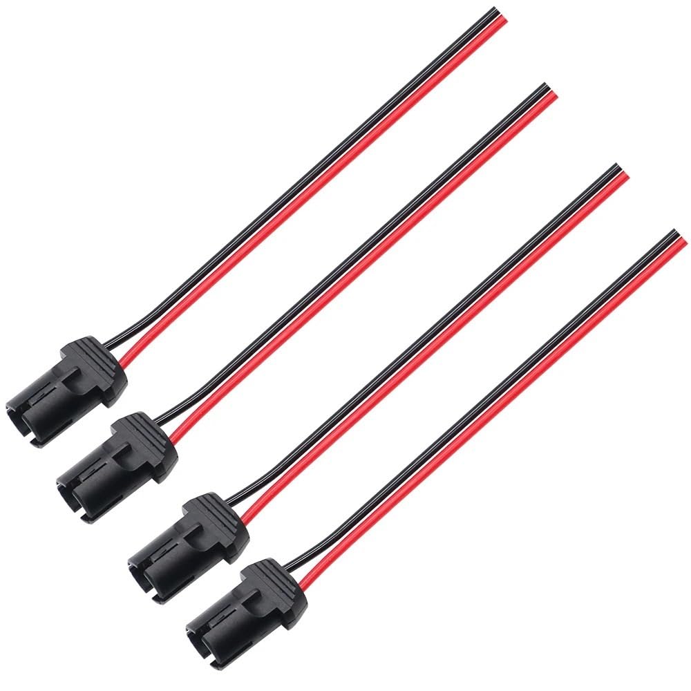 ningqonggongshi Kfz Sensorstecker T10 Glühbirne Sockel Halter W5W 194 168 Stecker Adapter Draht DC 12V Glühbirnen Harness Ersatz Auto Teile(4pcs) von ningqonggongshi