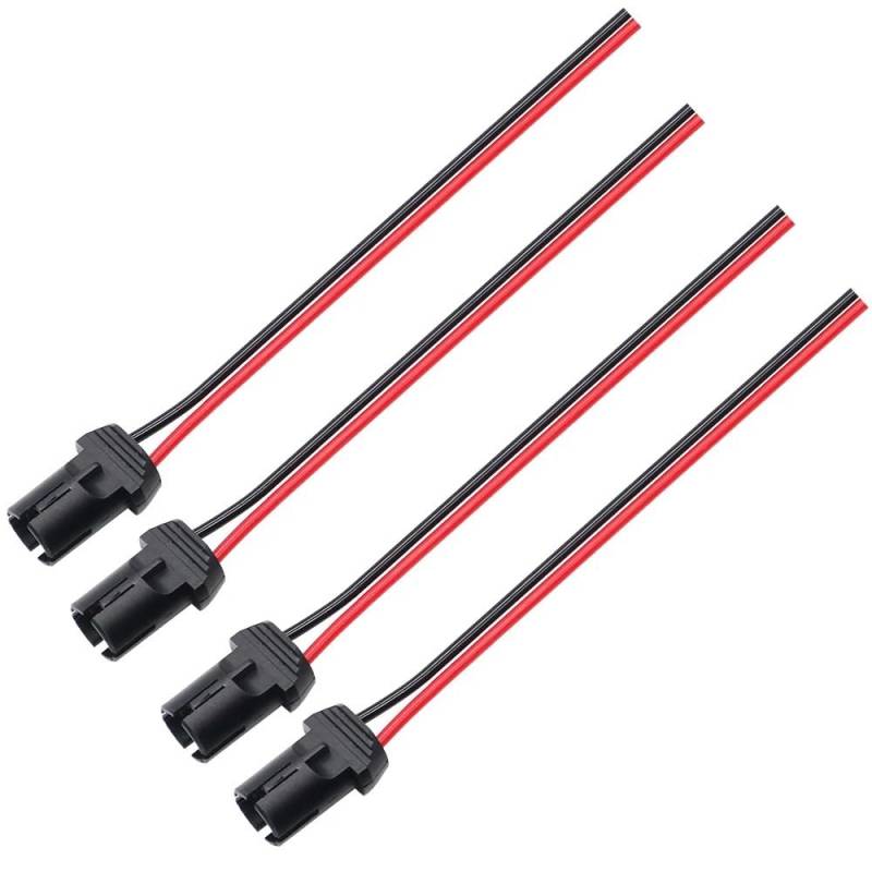 ningqonggongshi Kfz Sensorstecker T10 Glühbirne Sockel Halter W5W 194 168 Stecker Adapter Draht DC 12V Glühbirnen Harness Ersatz Auto Teile(4pcs) von ningqonggongshi
