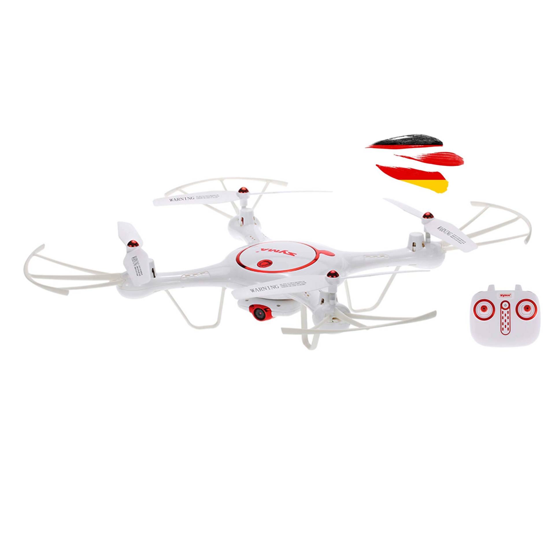 RC ferngesteuerte 4.5 Kanal Drohne mit HD-Kamera, LED Quadcopter, Drone mit Gyroskop, Headless-Mode, Höhen-Barometer, 3D-Flip Looping, Propeller-Schutz, Spielzeug Quadrocopter für Kinder u. Erwachsene RC ferngesteuerte 4.5 Kanal Drohne mit HD-Kamera, LED Quadcopter, Drone mit Gyroskop, Headless-Mode, Höhen-Barometer, 3D-Flip Looping, Propeller-Schutz, Spielzeug Quadrocopter für Kinder u. Erwachsene von njoyn