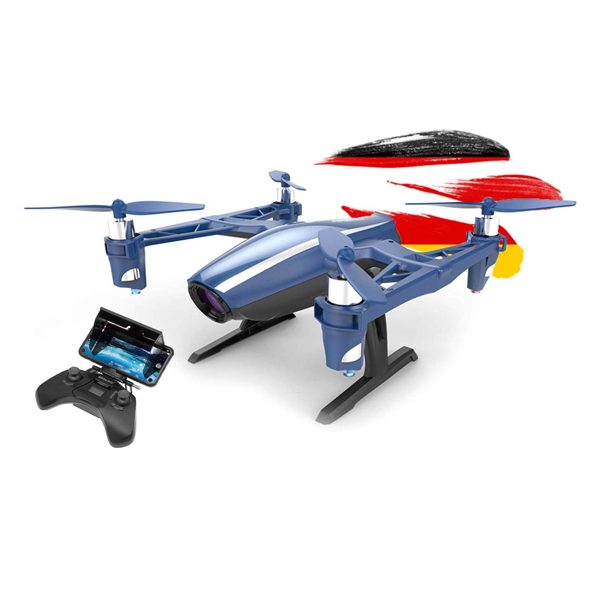 RC ferngesteuerte Drohne mit FPV WiFi 120° Weitwinkel Live HD-Kamera, Quadcopter mit Echtzeitübertragung, Drone mit Gravity-Sensor und APP-Steuerung, Spielzeug Quadrocopter für Kinder und Erwachsene RC ferngesteuerte Drohne mit FPV WiFi 120° Weitwinkel Live HD-Kamera, Quadcopter mit Echtzeitübertragung, Drone mit Gravity-Sensor und APP-Steuerung, Spielzeug Quadrocopter für Kinder und Erwachsene von njoyn
