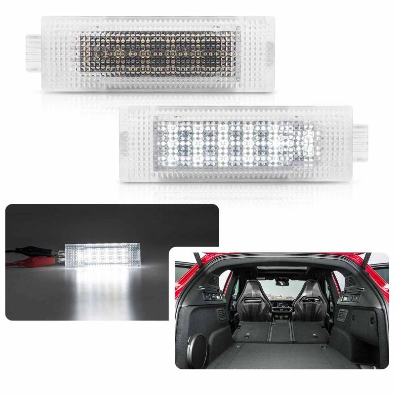 18-SMD LED Gepäckraumbeleuchtung Courtesy Lamp for Alfa Romeo Giulietta MiTO Giulia 4C Stelvio LED Auto Innenraum Kofferraum Licht Montage fehlerfrei von njssjd