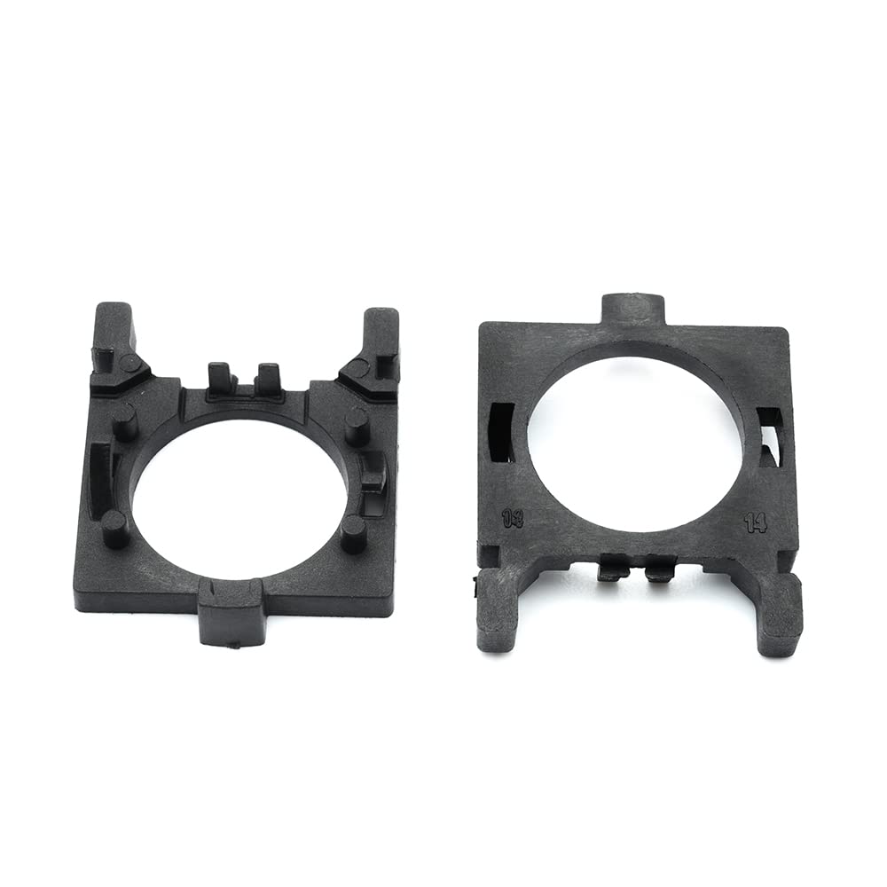 2 Stück H7 LED Scheinwerfer-Leuchtmittel-Adapter-Sockel-Halterung, H7 HID-Lampenfassung, Befestigungsclips für Fo.rd Focus II III Pre-Facelift, Fo.rd Mondeo III 2 Stück H7 LED Scheinwerfer-Leuchtmittel-Adapter-Sockel-Halterung, H7 HID-Lampenfassung, Befestigungsclips für Fo.rd Focus II III Pre-Facelift, Fo.rd Mondeo III von njssjd