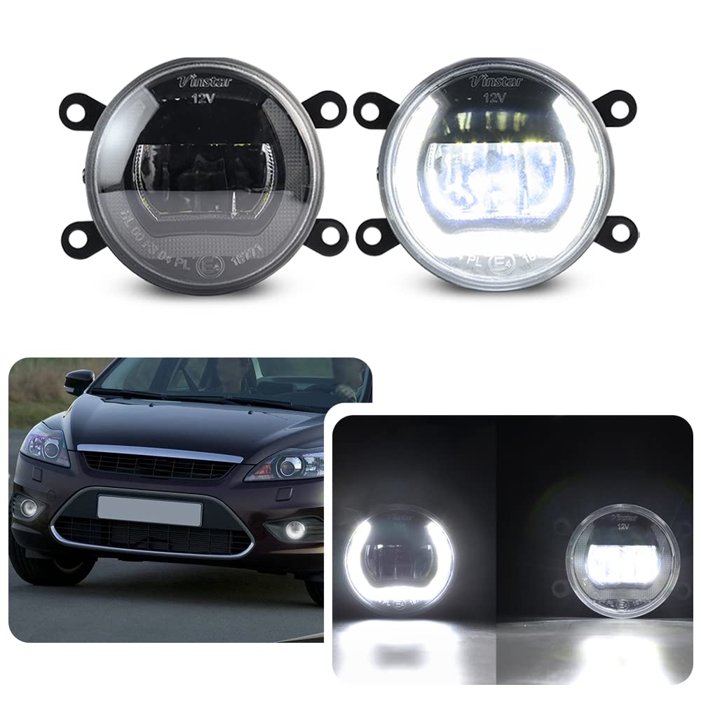 LED Tagfahrlicht Nebelscheinwerfer Ersatz für Ford Focus ST Fiesta ST Explorer Helles Kaltweiß Nebelscheinwerfer DRL Licht Canbus Fehlerfrei LED Tagfahrlicht Nebelscheinwerfer Ersatz für Ford Focus ST Fiesta ST Explorer Helles Kaltweiß Nebelscheinwerfer DRL Licht Canbus Fehlerfrei von njssjd