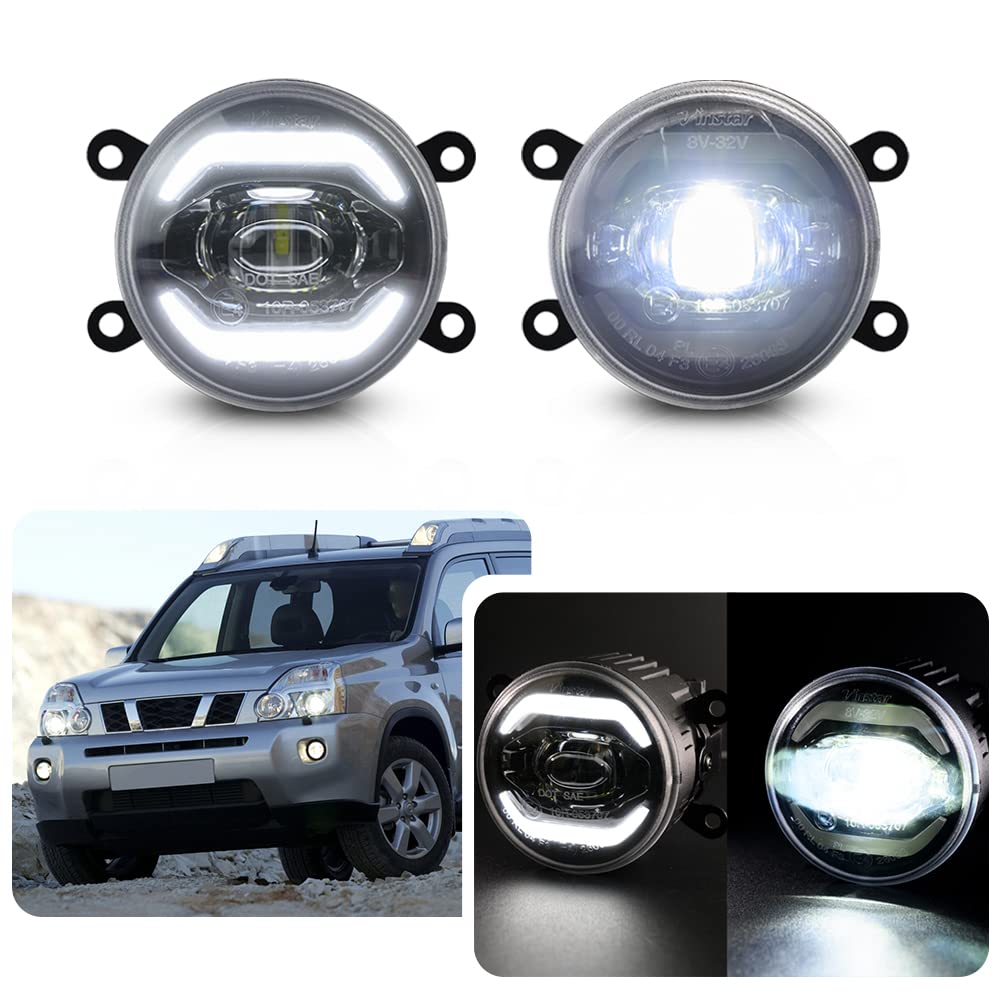 LED Tagfahrlicht Nebelscheinwerfer Ersatz für N/issan X-trail 2007 Xterra 2004-2013 6000K Hellweiß DRL Fahrlicht LED Tagfahrlicht Nebelscheinwerfer Ersatz für N/issan X-trail 2007 Xterra 2004-2013 6000K Hellweiß DRL Fahrlicht von njssjd