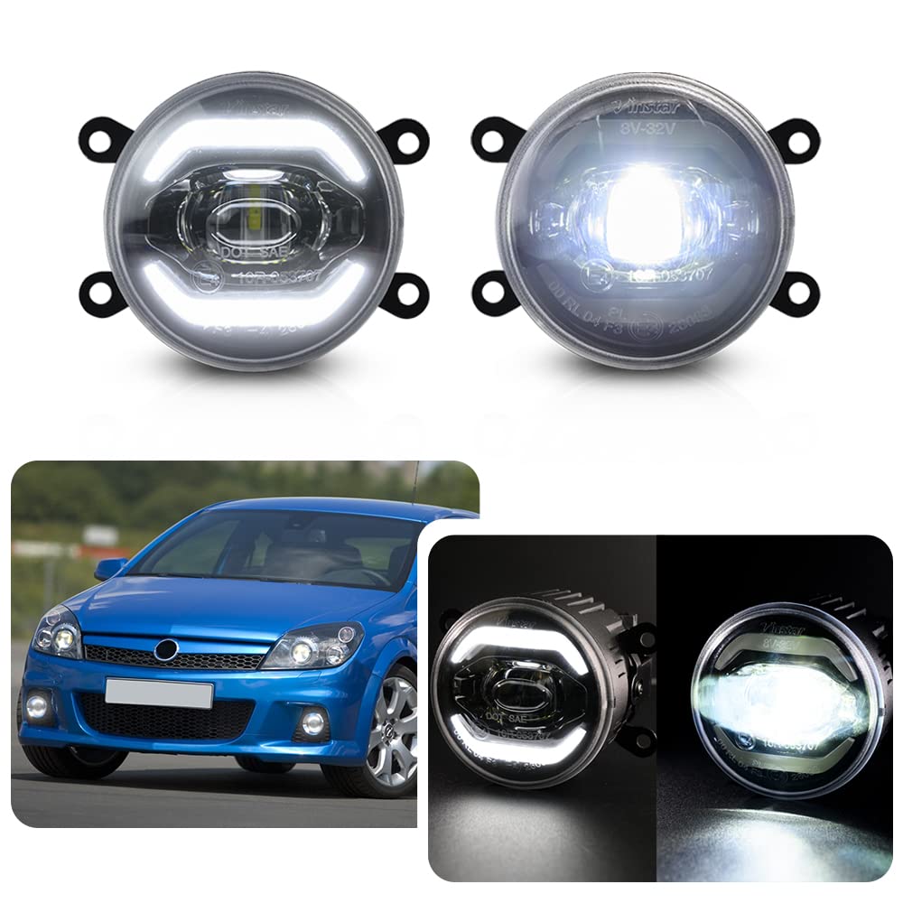 LED Tagfahrlicht Nebelscheinwerfer Montage für Opel Opel Astra H OPC GTC Astra G Vectra C OPC Tigra Twintop 6000K Weiß Fernscheinwerfer DRL Kit LED Tagfahrlicht Nebelscheinwerfer Montage für Opel Opel Astra H OPC GTC Astra G Vectra C OPC Tigra Twintop 6000K Weiß Fernscheinwerfer DRL Kit von njssjd