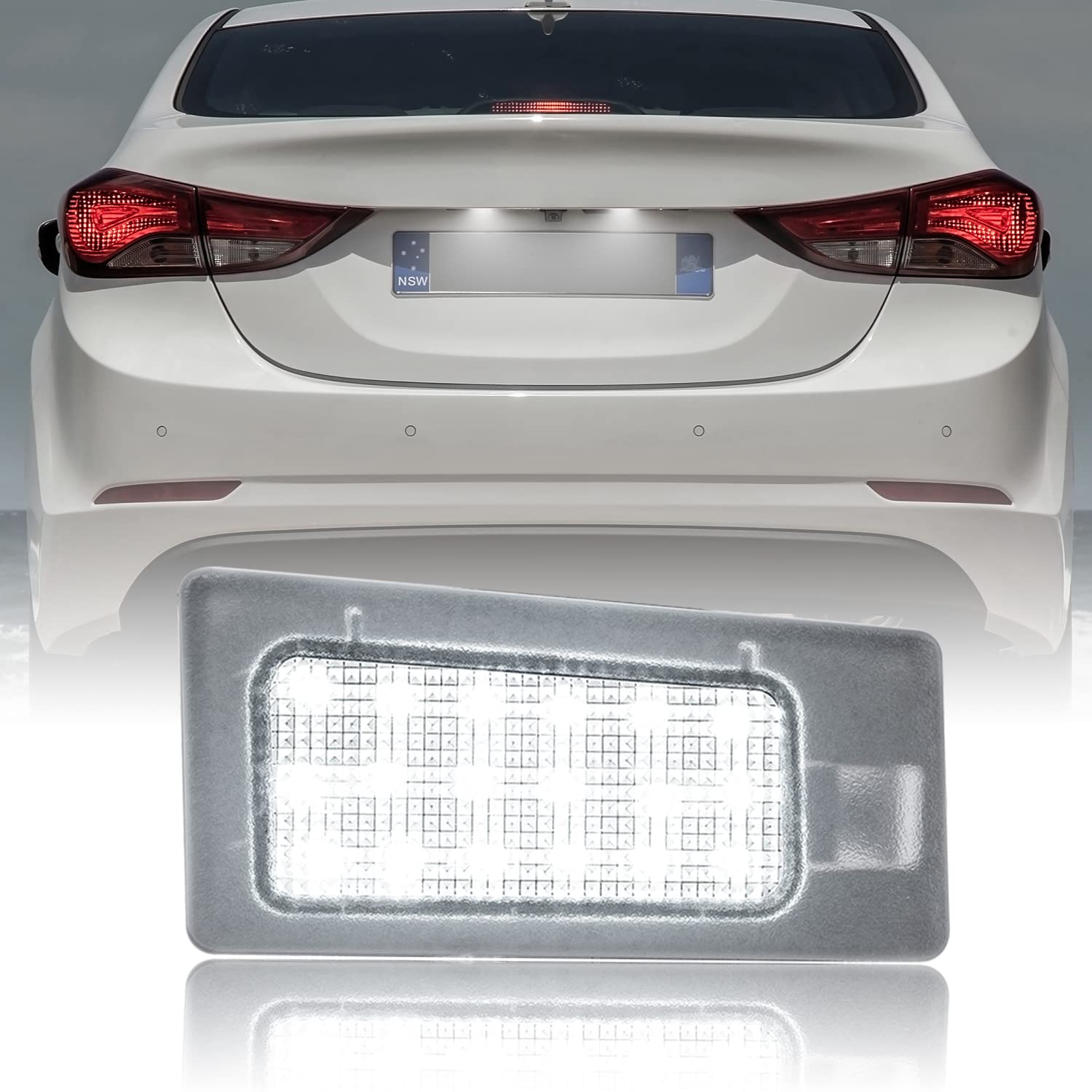 njssjd LED Kennzeichenbeleuchtung für Hyundai Elantra 10–16 i30 12–15 Solaris 17–19, Kennzeichenbeleuchtung für Kia Cerato Limousine 13–18 2 Stück Tag Lampen Canbus Fehlerfrei njssjd LED Kennzeichenbeleuchtung für Hyundai Elantra 10–16 i30 12–15 Solaris 17–19, Kennzeichenbeleuchtung für Kia Cerato Limousine 13–18 2 Stück Tag Lampen Canbus Fehlerfrei von njssjd