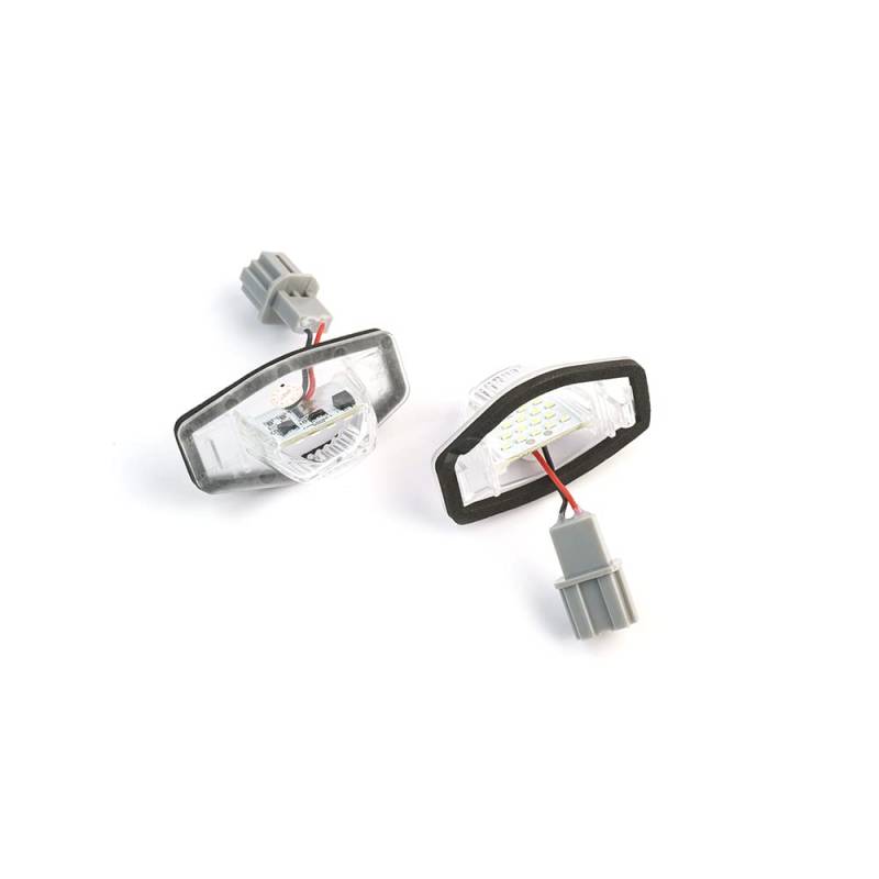 njssjd LED-Kennzeichenbeleuchtung für H/onda Civic IX Jazz 2002-2008 Odyssey 2008-2014 CR-V 2007- HR-V 1999-2006 Nummernschildbeleuchtung Weiße hintere Tag-Lampe von njssjd