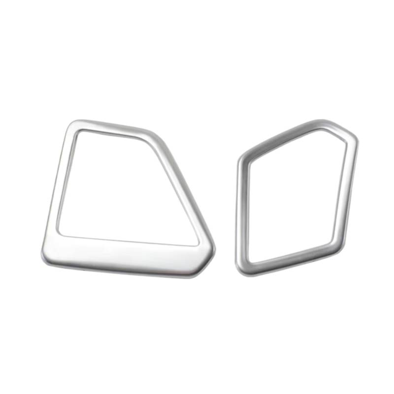 nongyo Auto-Klimaanlage Zierring Kompatibel Mit Für 3 Series G20 G28 2020 LHD Autozubehör Armaturenbrett Klimaanlage Lüftungsrahmen Dekoration Abdeckung Trim(Silver) von nongyo