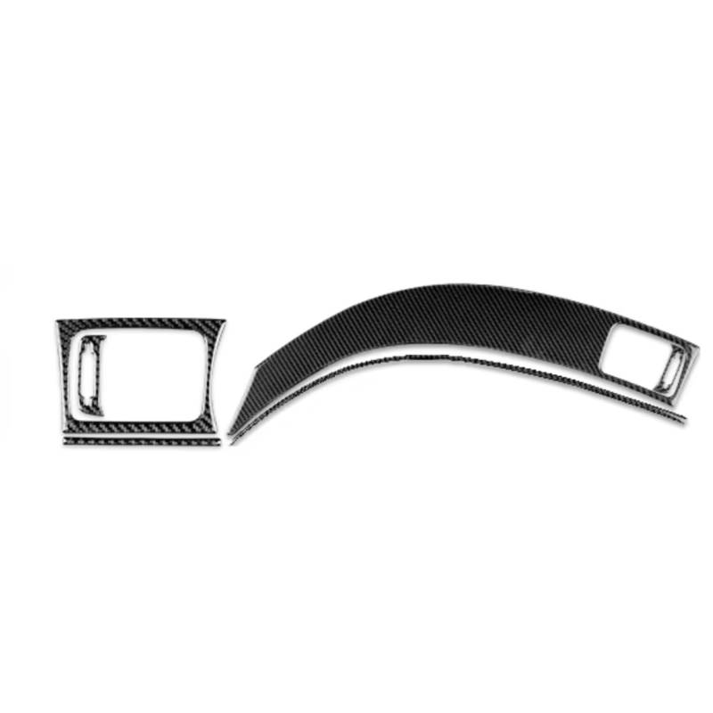 nongyo Auto-Klimaanlage Zierring Kompatibel Mit Subaru Für Impreza 2009 2010 2011, Auto-Luftauslass-Armaturenbrett-Panel-Aufkleber, Dekoratives Zubehör(LHD Black) von nongyo