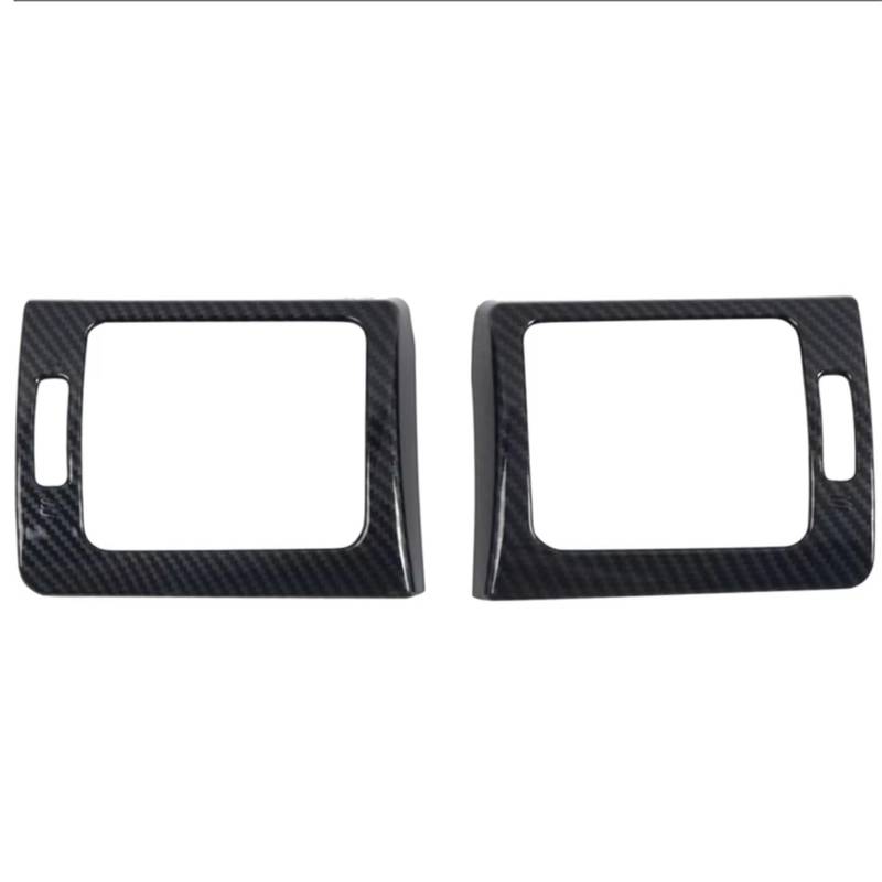 nongyo Auto-Klimaanlage Zierring Kompatibel Mit Subaru Für WRX Für WRX STI 2015 2016 2017 2018 2019 2020, Auto-Armaturenbrett, Seitliches Lüftungsgehäuse, Auslassrahmen-Abdeckungsverkleidung von nongyo