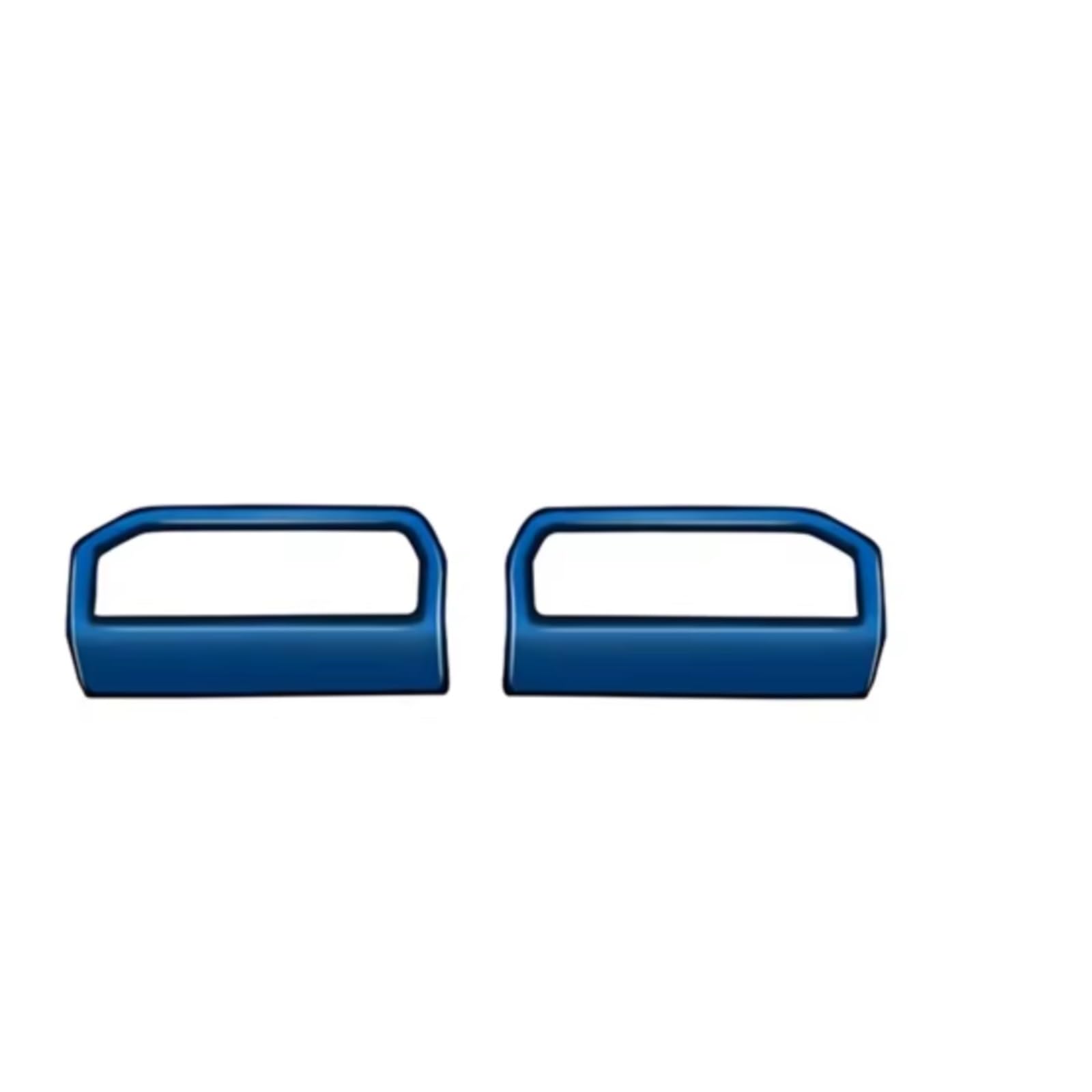 nongyo Auto-Klimaanlage Zierring Kompatibel Mit Toyota Für Tacoma 2024 Auto Armaturenbrett AC Klimaanlage Outlet Vent Abdeckung Panel Trim(Blue) von nongyo