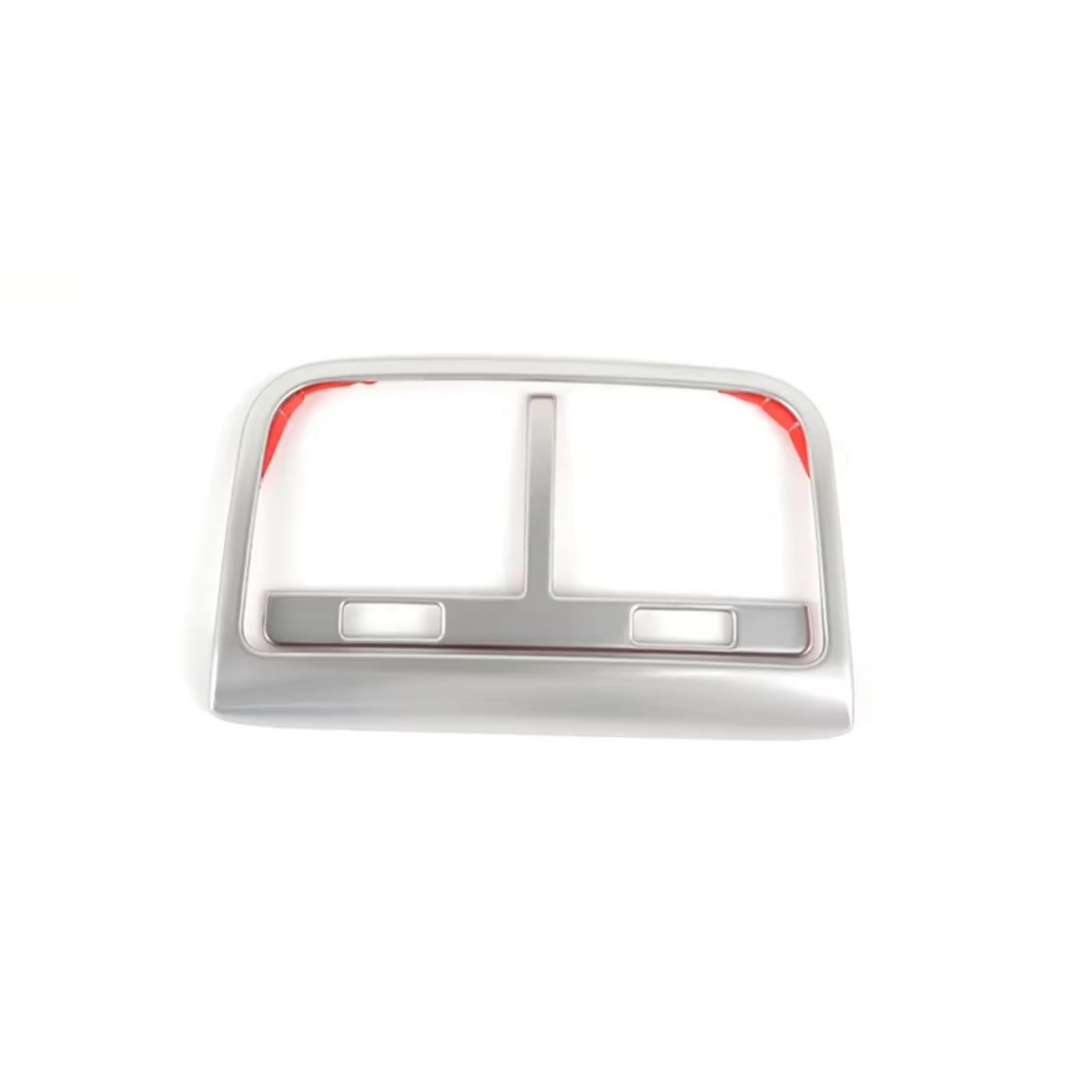 nongyo Auto-Klimaanlage Zierring Kompatibel mit A4 B8 2013 2014 2015 2016, Auto-Styling-Zigarettenanzünder-Abdeckung, Verkleidung, hintere Klimaanlage, Auslassrahmen, Dekoration(Silver) von nongyo