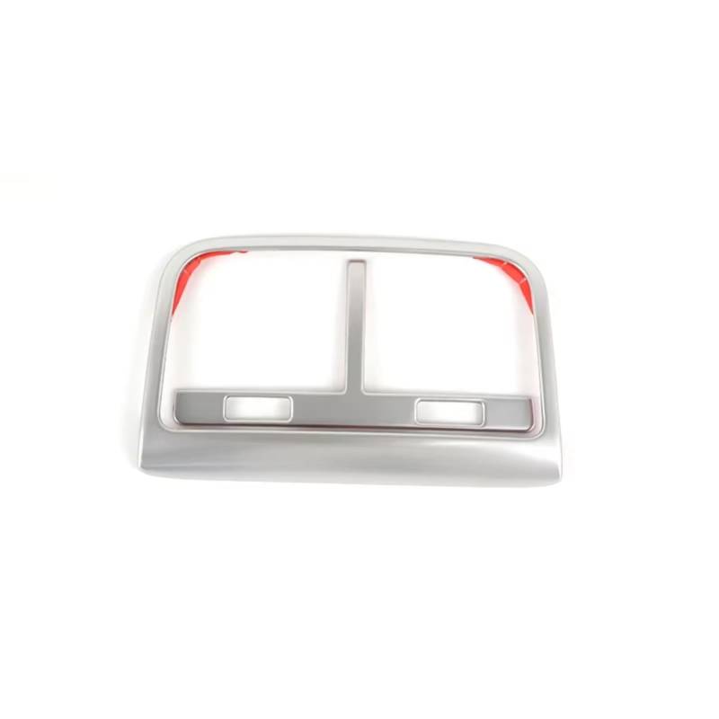 nongyo Auto-Klimaanlage Zierring Kompatibel mit A4 B8 2013 2014 2015 2016, Auto-Styling-Zigarettenanzünder-Abdeckung, Verkleidung, hintere Klimaanlage, Auslassrahmen, Dekoration(Silver) von nongyo