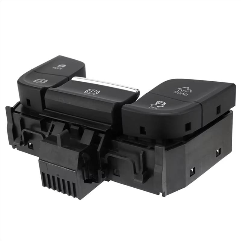 nongyo Handbremse Steuertaste Kompatibel Mit Skoda Für Kodiak 2017–2024, Anti-Rutsch-Fahrmodus, Parkschalter, Elektronischer Handbremsschalter, Taste ESP, Has 566927225B von nongyo