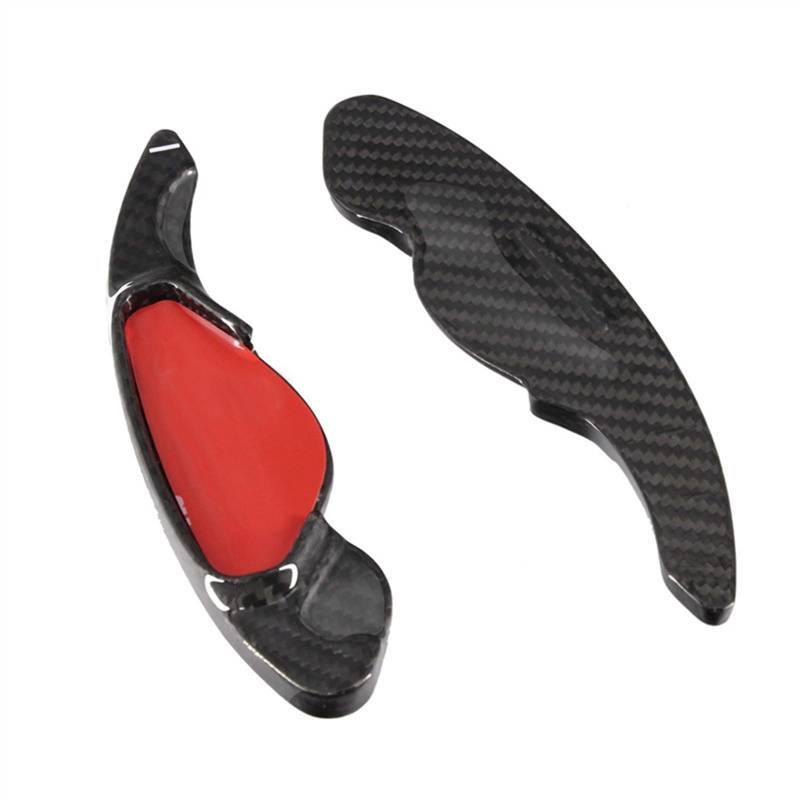 nongyo Schaltwippen Verlängerung Kompatibel Mit Jaguar Für XJ XE XFL XF 2020-2014 2015 2016 2 Stücke Carbon Faser Auto Lenkrad Shift Paddle Shifter Erweiterte Dekorative von nongyo