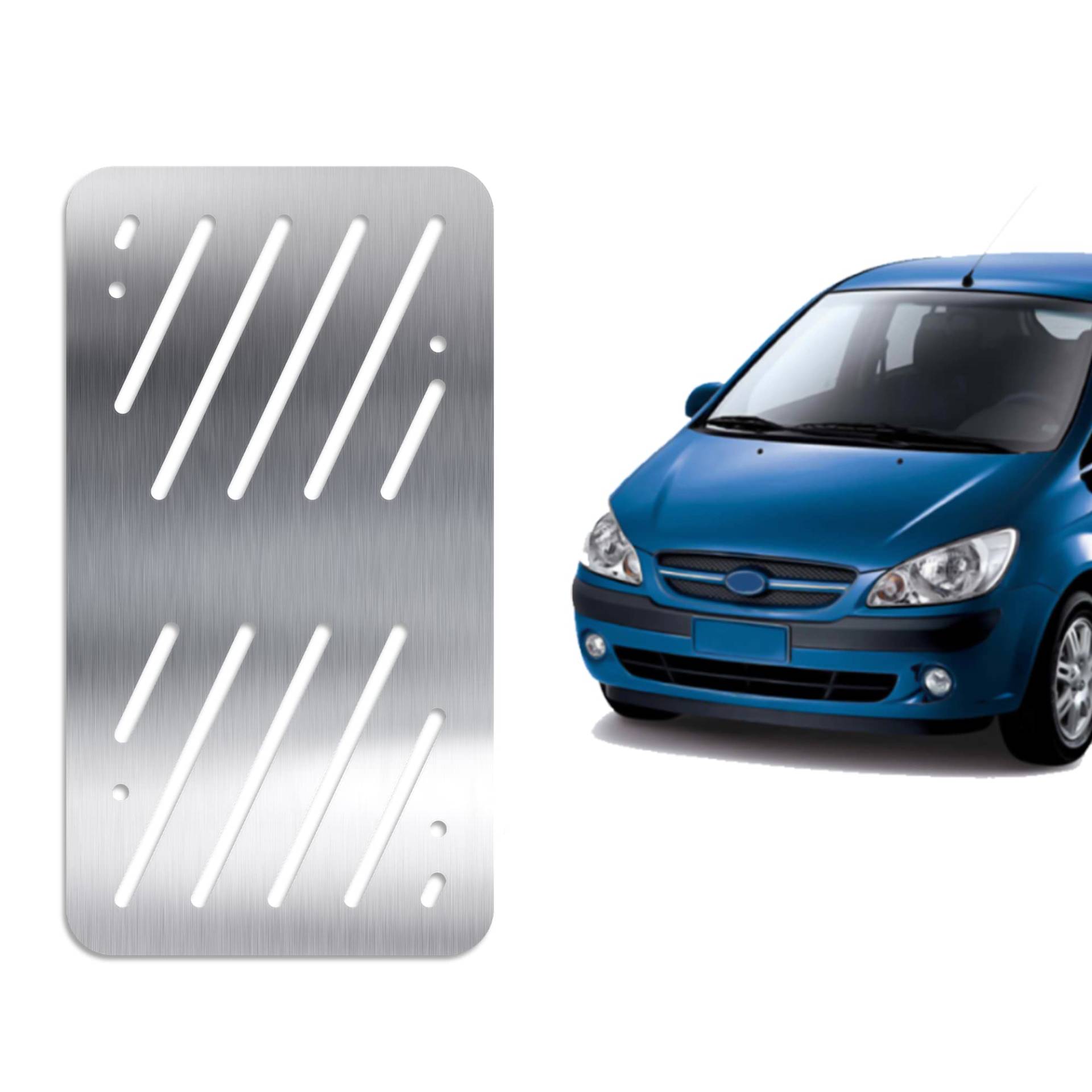 Auto Fußstütze Pedale Kompatibel mit Hyundai Getz 2005-2012 | Chrom Edelstahl Auto Fußrasten Pedale | Auto Fußablage Pedal Auto Ruhepedal Linkes Fußpedal | Auto Innen Chrom Zubehör Auto Fußstütze Pedale Kompatibel mit Hyundai Getz 2005-2012 | Chrom Edelstahl Auto Fußrasten Pedale | Auto Fußablage Pedal Auto Ruhepedal Linkes Fußpedal | Auto Innen Chrom Zubehör von noxx