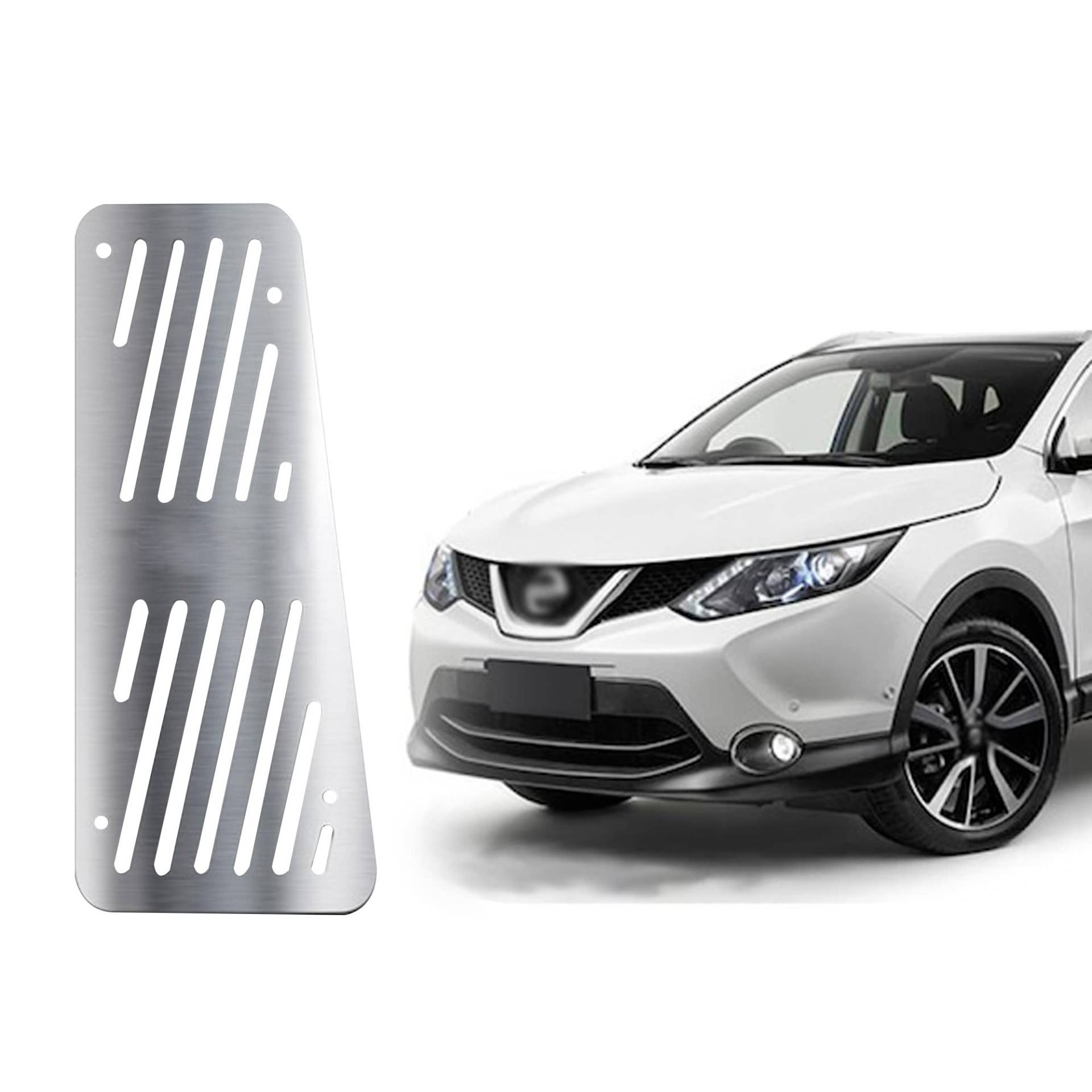 Auto Fußstütze Pedale Kompatibel mit NISSAN Qashqai 2010-2014 | Chrom Edelstahl Auto Fußrasten Pedale | Auto Fußablage Pedal Auto Ruhepedal Linkes Fußpedal | Auto Innen Chrom Zubehör Auto Fußstütze Pedale Kompatibel mit NISSAN Qashqai 2010-2014 | Chrom Edelstahl Auto Fußrasten Pedale | Auto Fußablage Pedal Auto Ruhepedal Linkes Fußpedal | Auto Innen Chrom Zubehör von noxx