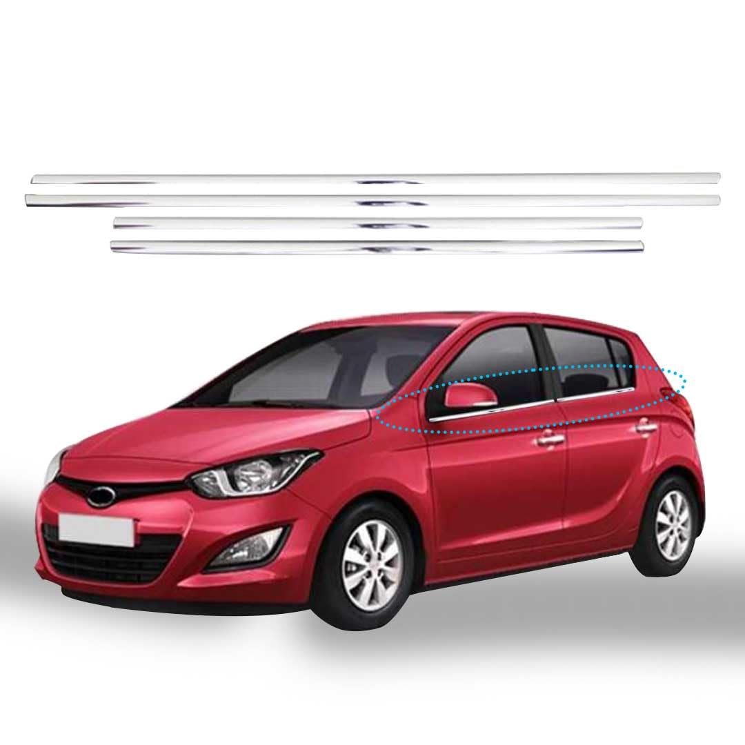 Chrom Auto Zubehör Kompatibel mit Hyundai i20 2009-2014 Fensterleisten | 4-Fenster 4 TLG Fensterrahmen Zierlesite Schutz Abdeckung Verkleidung | Auto Außen Edelstahl Chrom Zubehör Chrom Auto Zubehör Kompatibel mit Hyundai i20 2009-2014 Fensterleisten | 4-Fenster 4 TLG Fensterrahmen Zierlesite Schutz Abdeckung Verkleidung | Auto Außen Edelstahl Chrom Zubehör von noxx