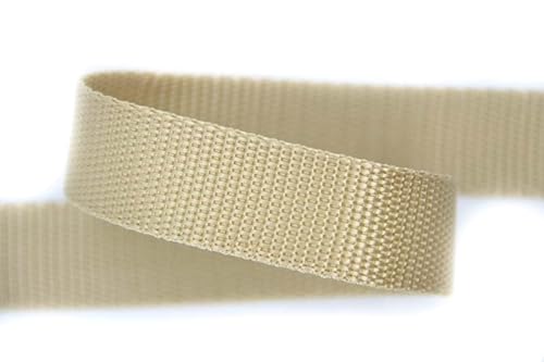 30mm | 5m Gurtband | Farbauswahl I 100% Polypropylen (Dunkelbeige) 30mm | 5m Gurtband | Farbauswahl I 100% Polypropylen (Dunkelbeige) von nts Nähtechnik