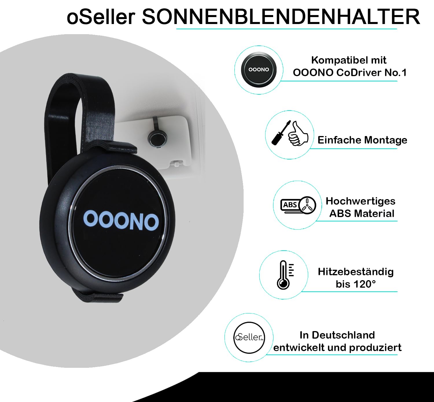 Original Oseller Halterung für OOONO - Sonnenblende - Halter Original Oseller Halterung für OOONO - Sonnenblende - Halter von oSeller
