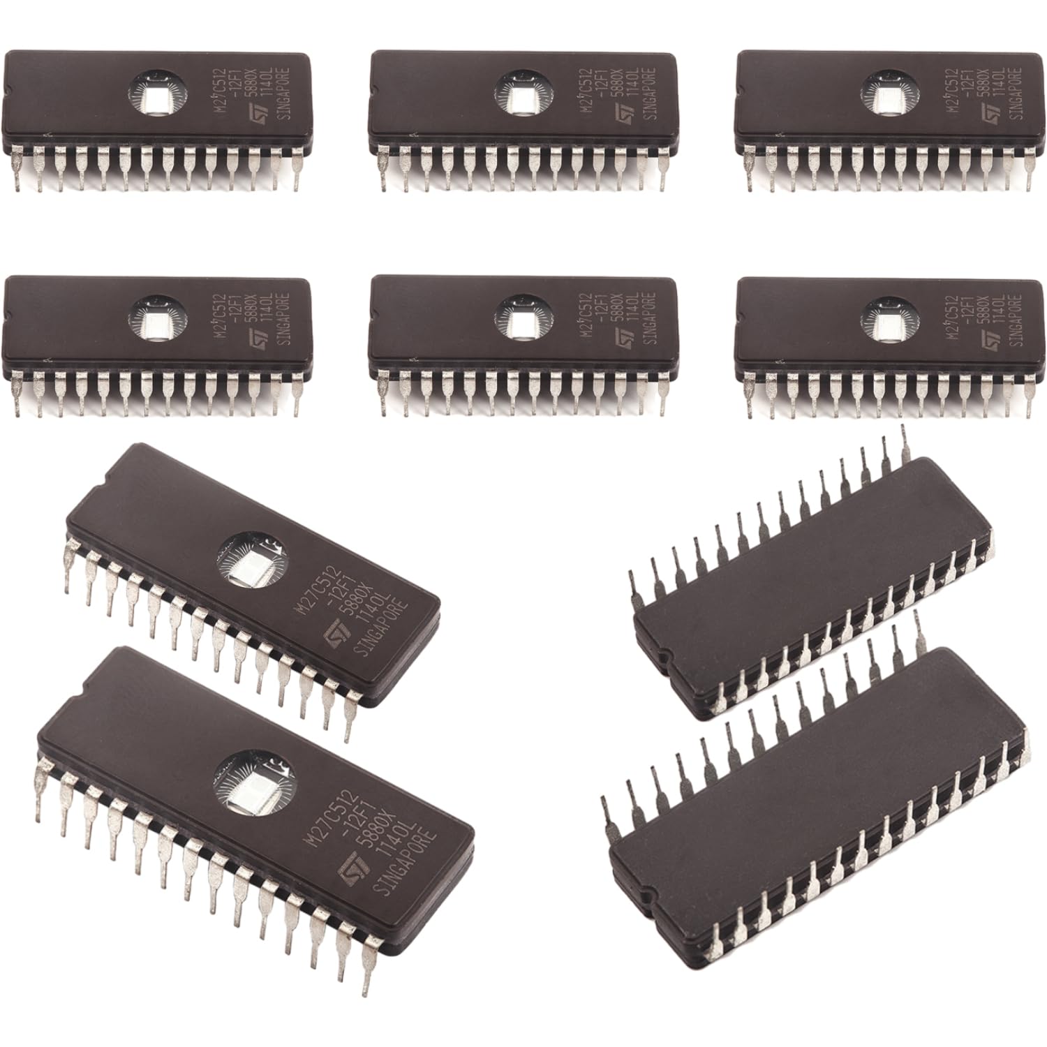 10Stück M27C512-12F1 DIP28 5V 10Stück M27C512-12F1 DIP28 5V von obqo