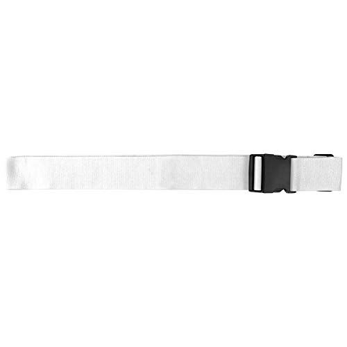 Verstellbares Kofferband / Koffergurt / aus Polyester / Farbe: weiß Verstellbares Kofferband / Koffergurt / aus Polyester / Farbe: weiß von ohne Markenname