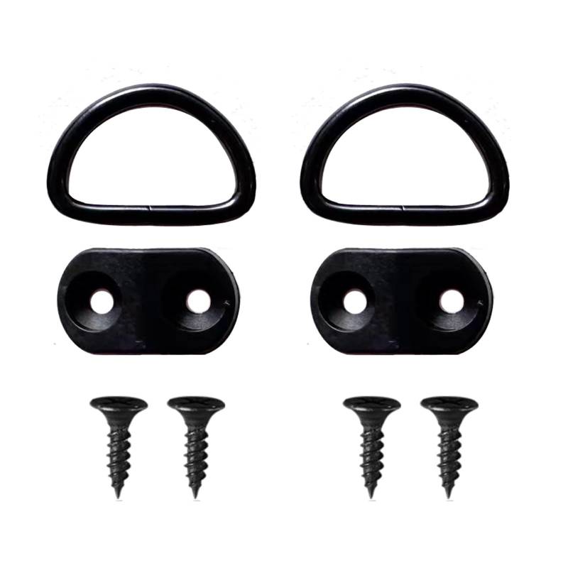 Set Von 2 Hochleistungs Cargo Netto Hooks Stabiles Gepäcknetz Befestigungsmittel Schnellinstallation Für Einfache Installation von omiinitio