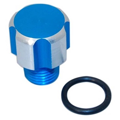 Ölkappe für Getriebeöl, kompatibel mit Derbi Senda Blue Racing Oil Gear Tap Screw Huile Bouchon von one