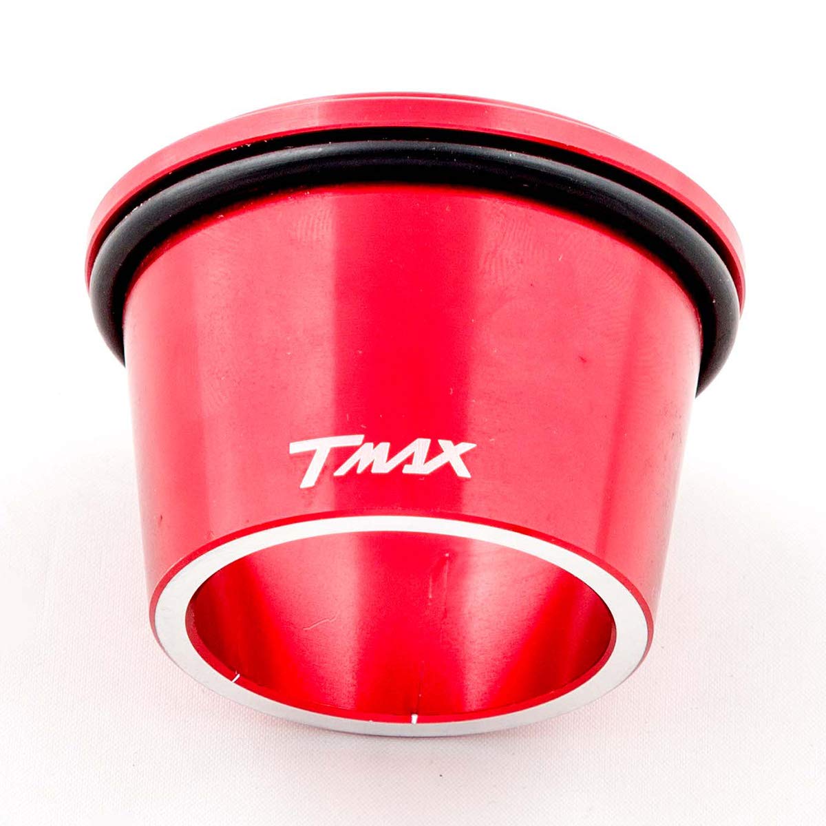 ONE BY CAMAMOTO T-MAX 530 Auspuffblende in der Farbe Rot für Auspuff Marmor kompatibel mit Yamaha T-MAX 530 von one