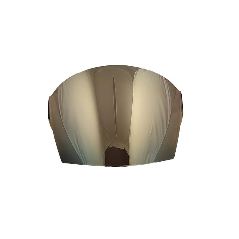 one by Camamoto | Blau Iridium Visier für Gamma Helm, Jet und Demi-Jet, Größe 27x18x11cm von one