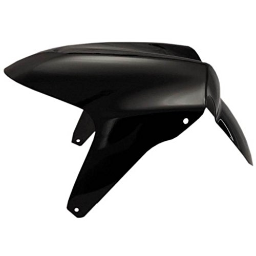 one by Camamoto Cod 77366734 Kunststoffverkleidung Schutzblech vorne Farbe Schwarz glänzend kompatibel mit Yamaha Aerox/MBK Nitro von one
